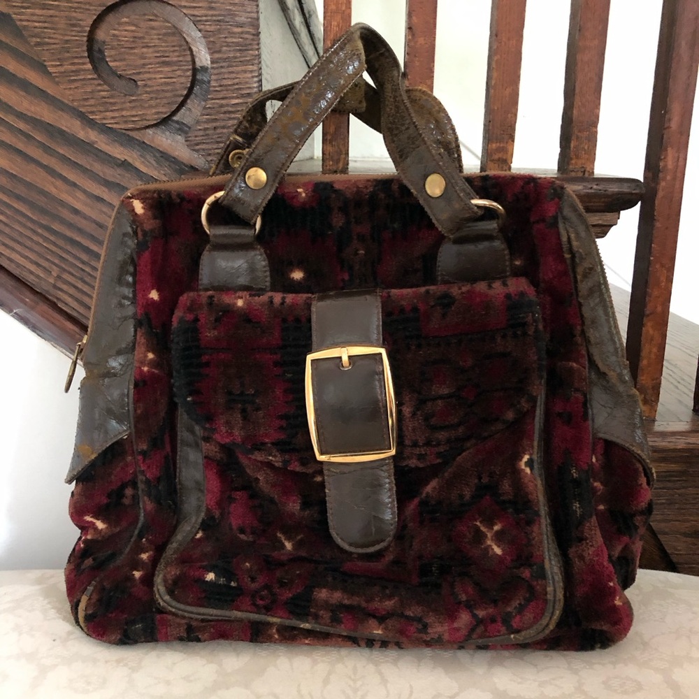 Vintage Spanish Carpet Bag